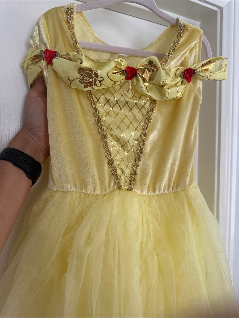 Little Adventurers deluxe Belle Princess Ball Gown Costume size Large ages 5-7 - Picture 5 of 5